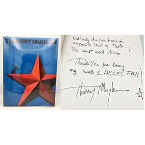 RARE Signed Thierry Mugler Photographer 1988 Book 1 US Edition